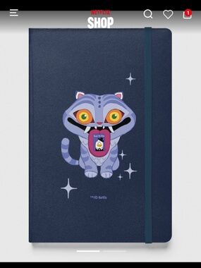 KPop Demon Hunters Derpy Hardcover Notebook Blue